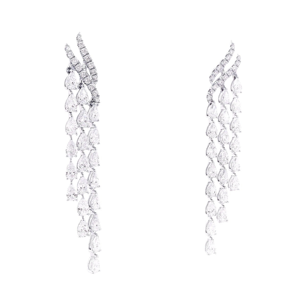 Pear Diamond Earrings