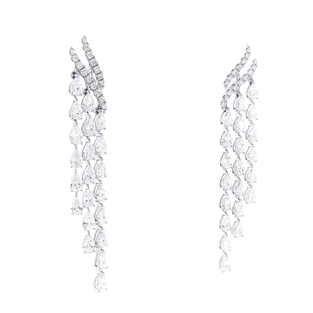 Pear Diamond Earrings