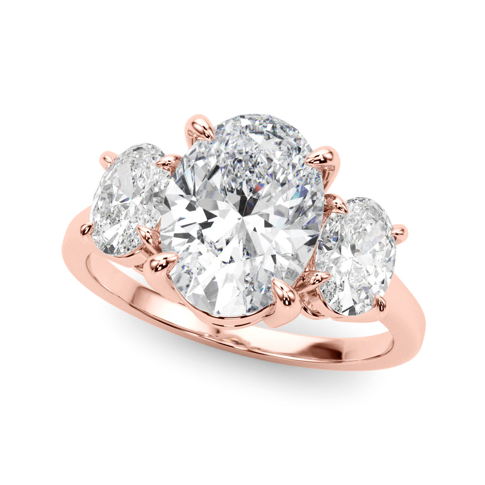 Oval Three Stone - Elgrissy Diamonds