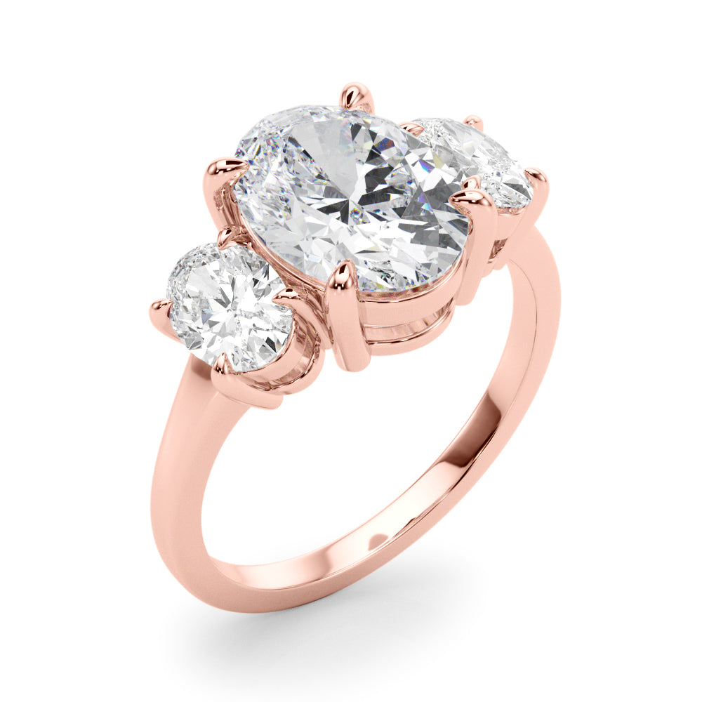 Oval Three Stone - Elgrissy Diamonds