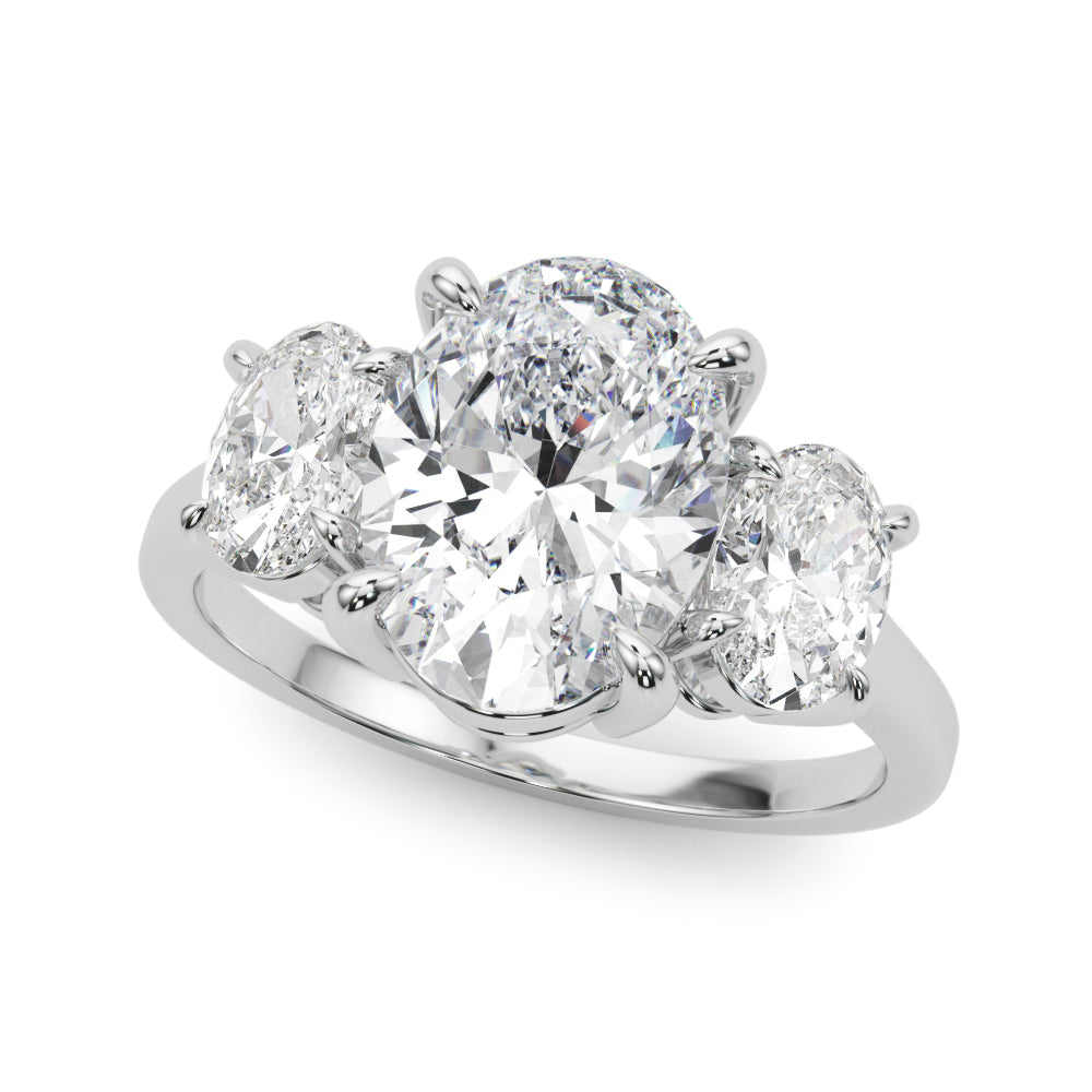 Oval Three Stone - Elgrissy Diamonds