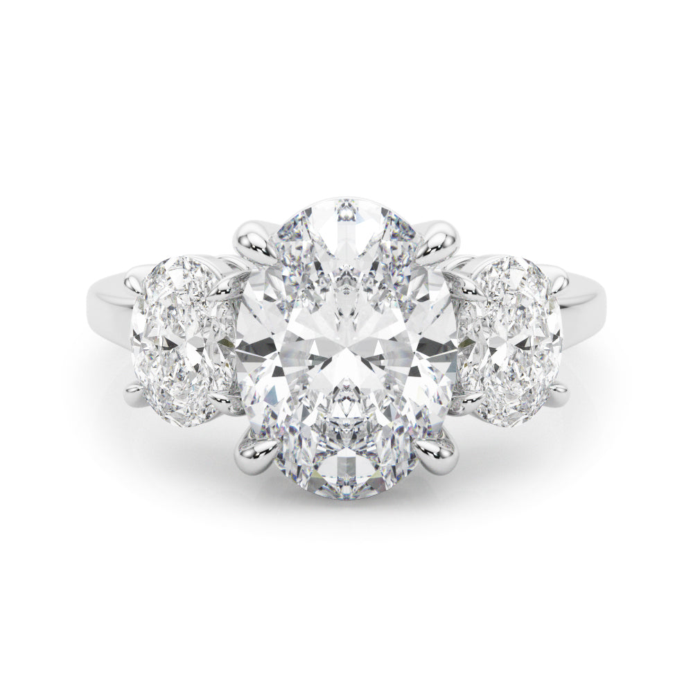 Oval Three Stone - Elgrissy Diamonds