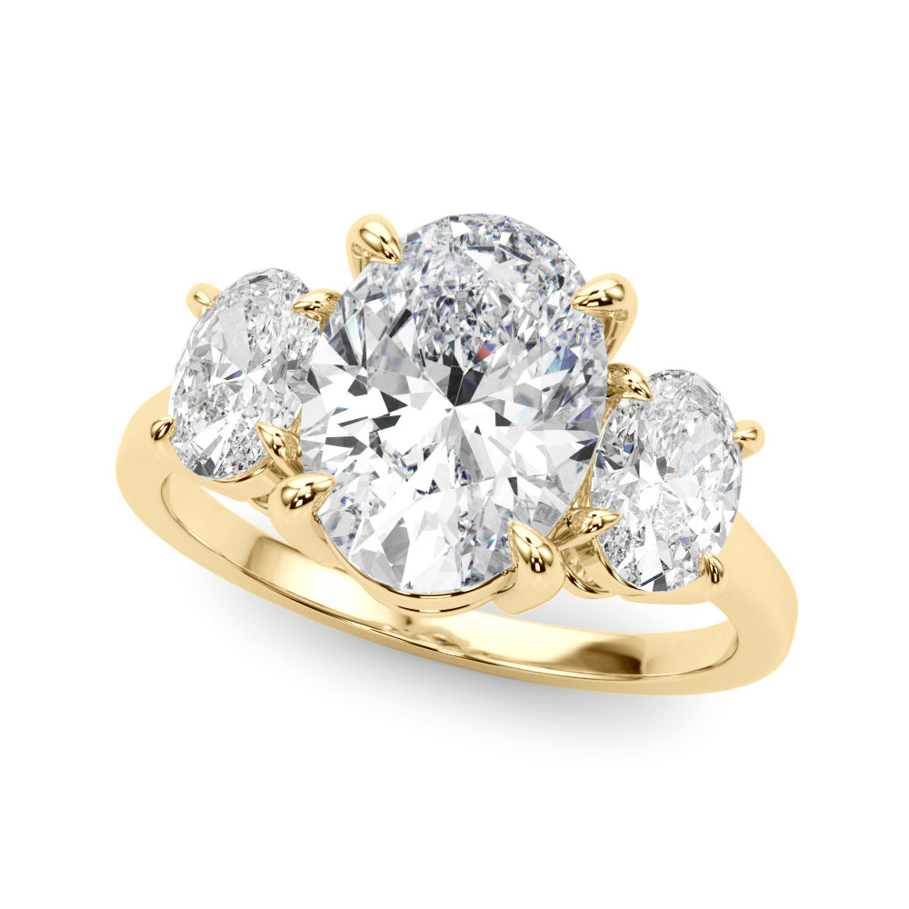 Oval Three Stone - Elgrissy Diamonds