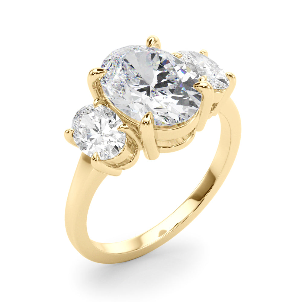 Oval Three Stone - Elgrissy Diamonds