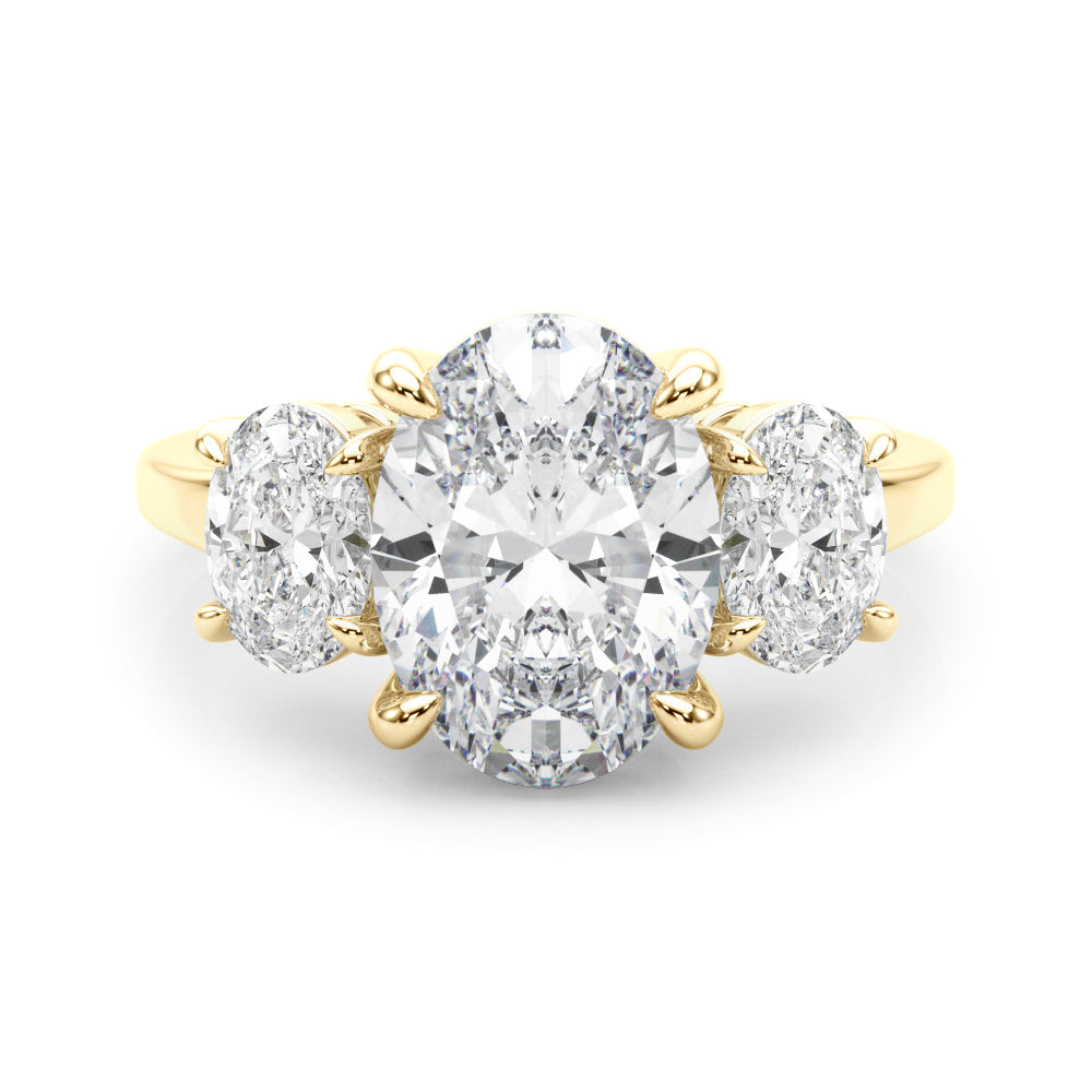 Oval Three Stone - Elgrissy Diamonds