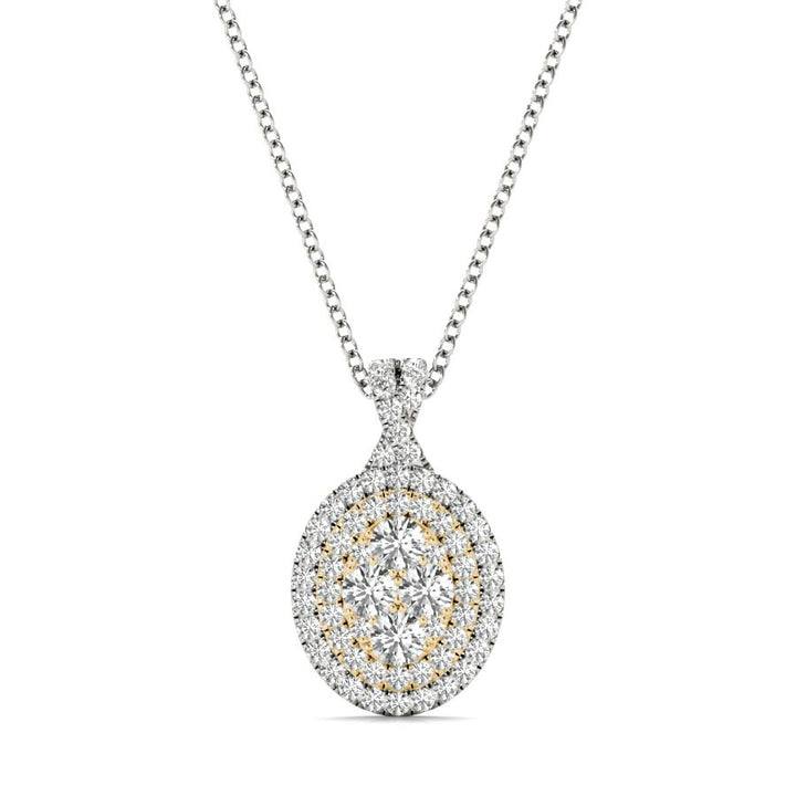 Fancy Yellow Oval Pendant Necklace - Elgrissy Diamonds