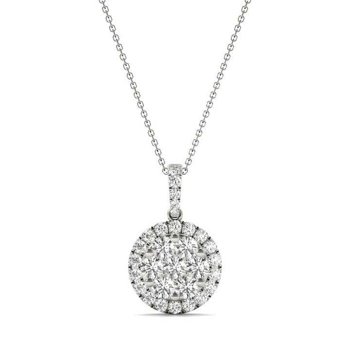 Round Cluster Pendant - Elgrissy Diamonds