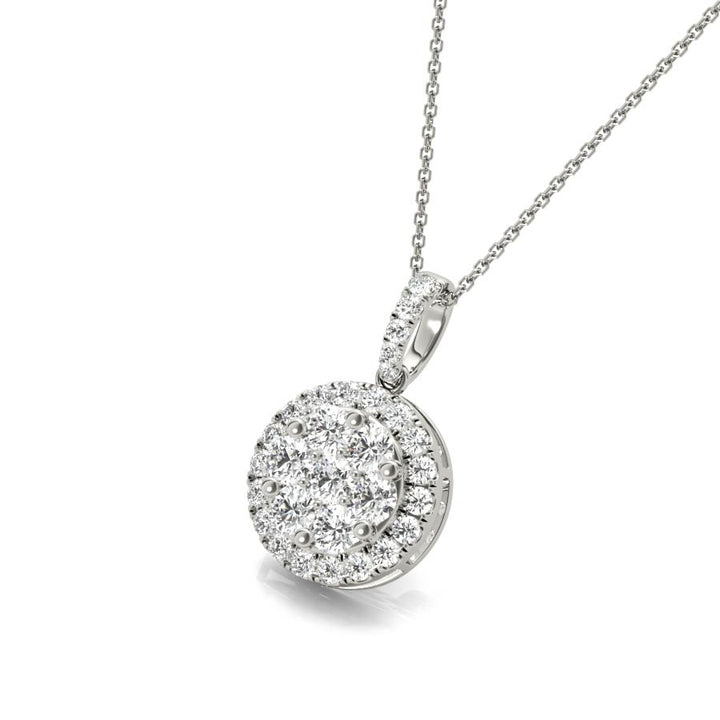 Round Cluster Pendant - Elgrissy Diamonds