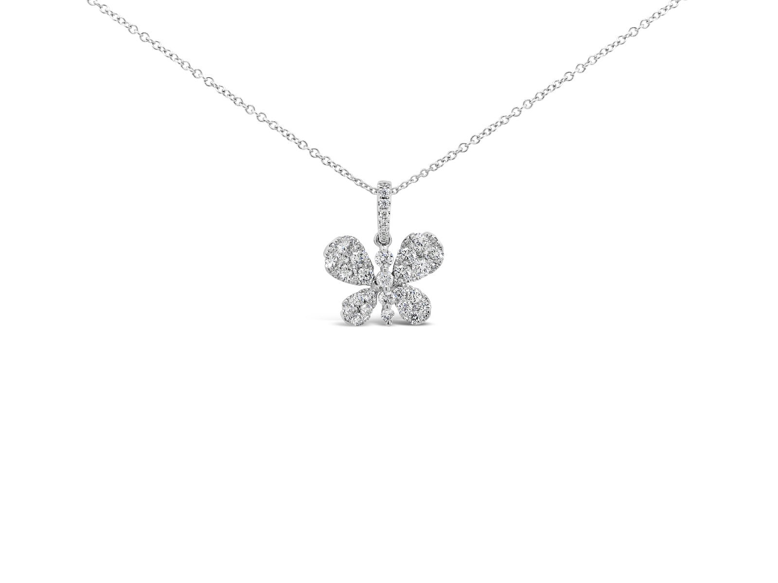 Single Butterfly Pendant - Elgrissy Diamonds