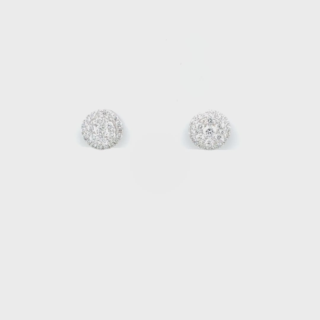 Mini Round Cluster Studs for Rent