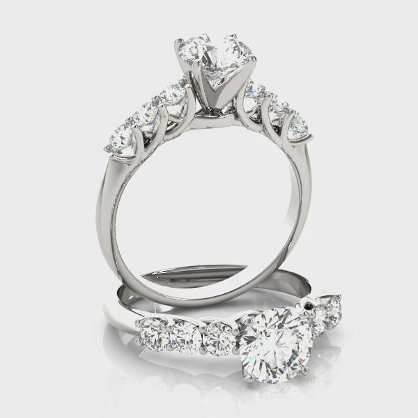 Signature Trellis Round Engagement Ring