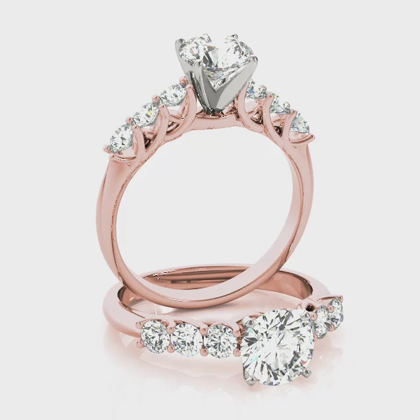 Signature Trellis Round Engagement Ring