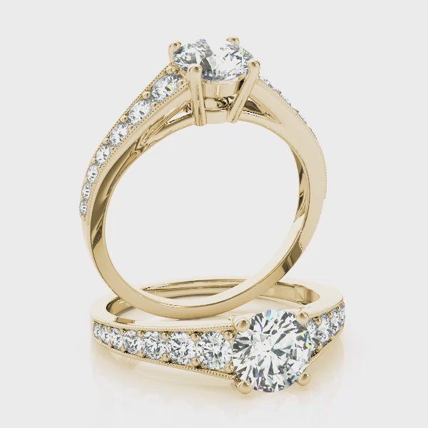 Graduate Channel Set Diamond Engagement Ring