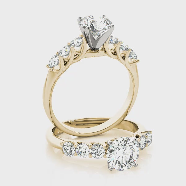Signature Trellis Round Engagement Ring