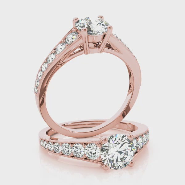 Graduate Channel Set Diamond Engagement Ring