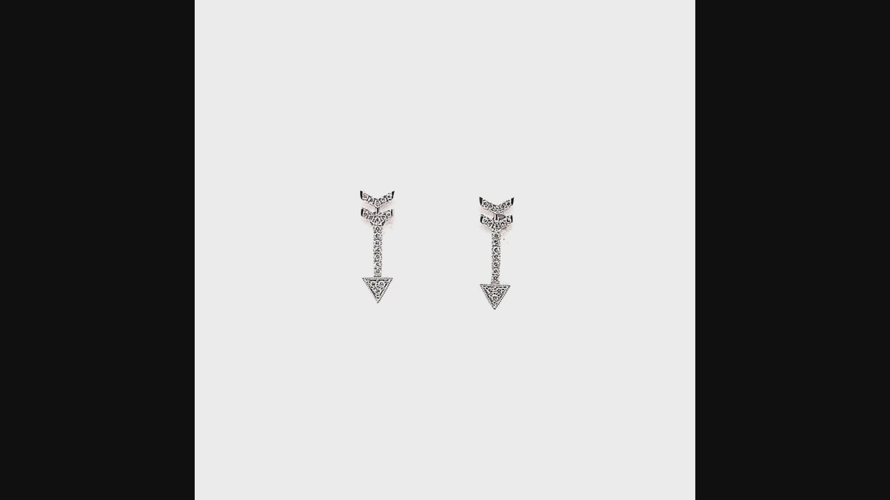 Diamonds Arrow Studs