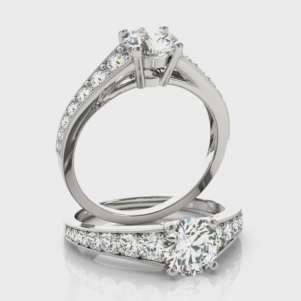 Graduate Channel Set Diamond Engagement Ring