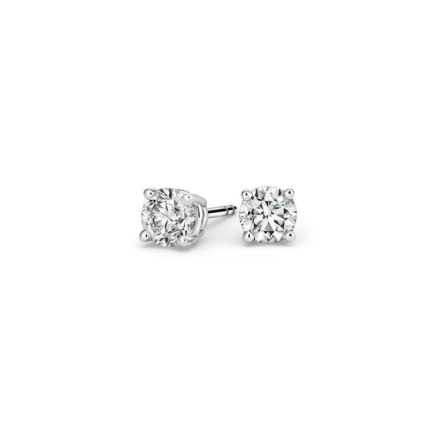 14K White Gold Lab Grown Diamond Stud Earrings (5 ct. tw.) for Sale