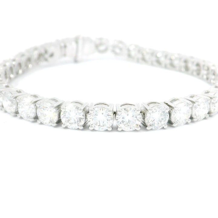 11.64ct Lab-Grown Diamond Tennis Bracelet in 14K White Gold
