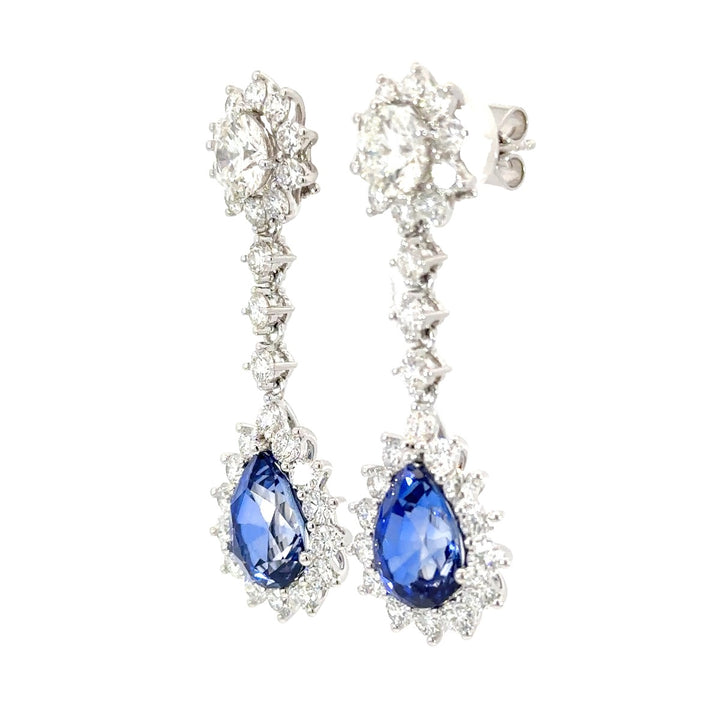 Elegant Sapphire Earrings - Elgrissy Diamonds