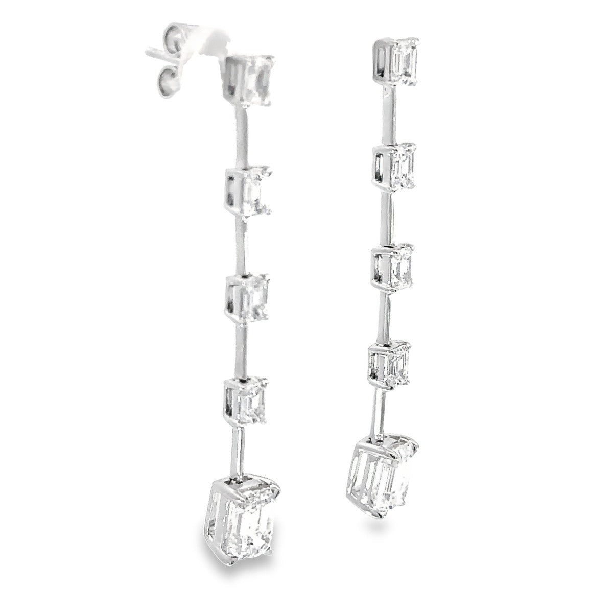 Emerald Drop Earrings - Elgrissy Diamonds